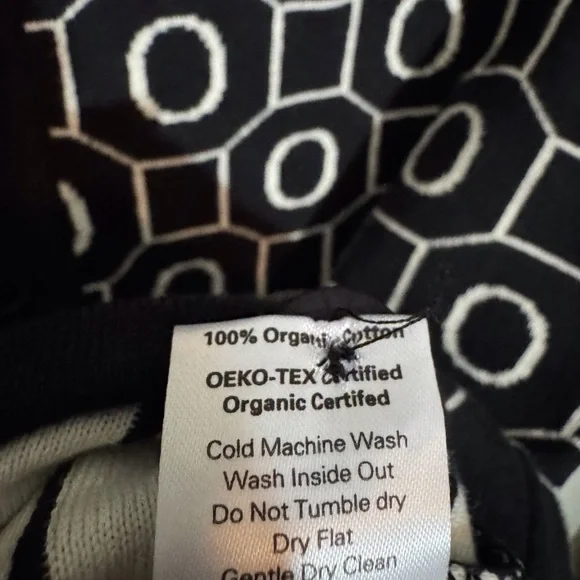 Far Afield Size 2 Medium Zinger Polo Cardigan Sweater Geometric Knit Streetwear - Picture 7 of 8